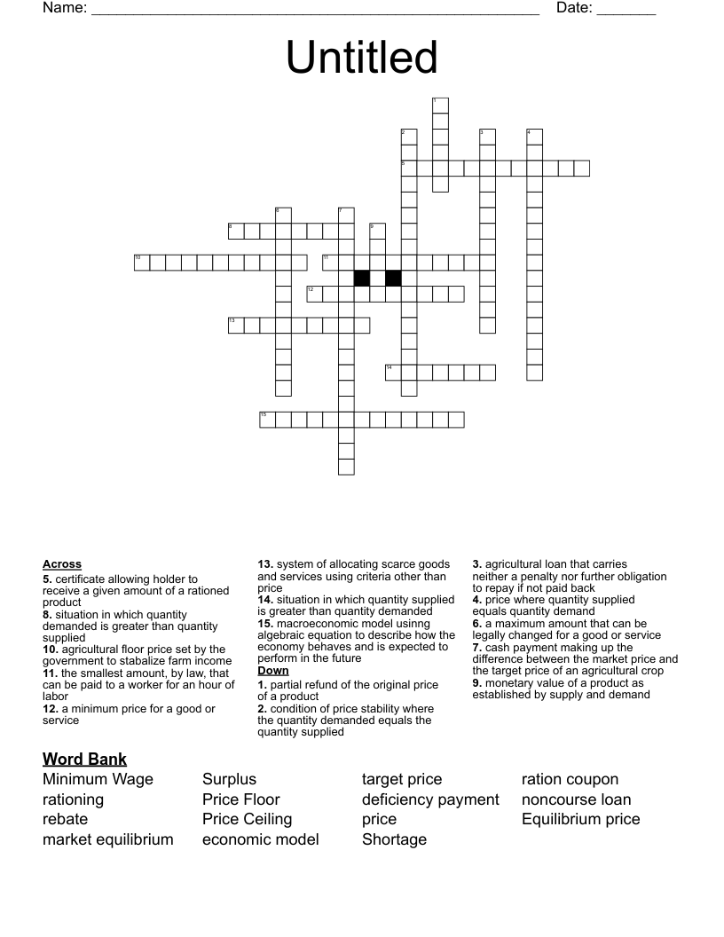Untitled Crossword WordMint