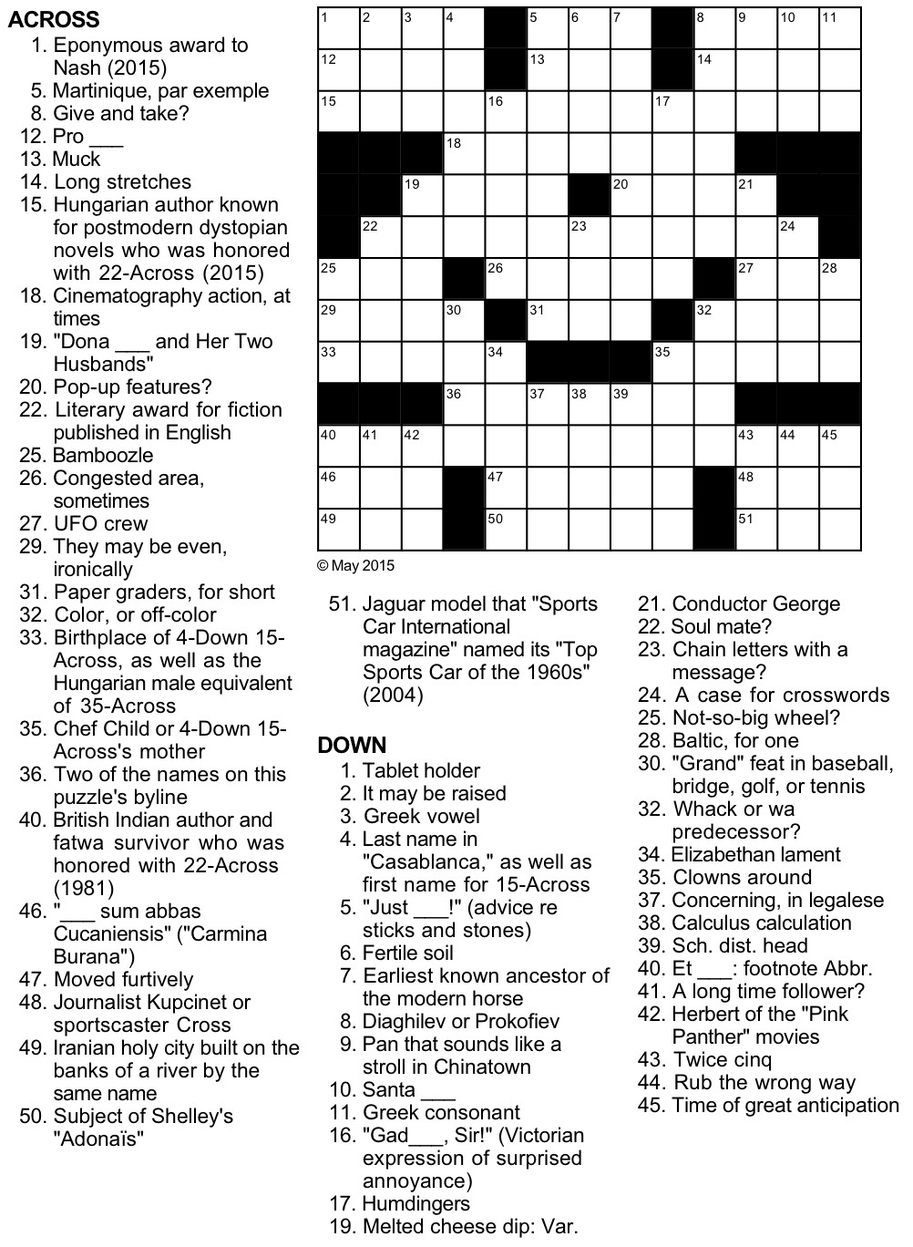 Up To Z Challenge Crossword Puzzle Up To Z Challenge Crossword Puzzle