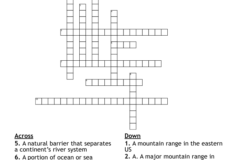 Minnesota Range Crossword