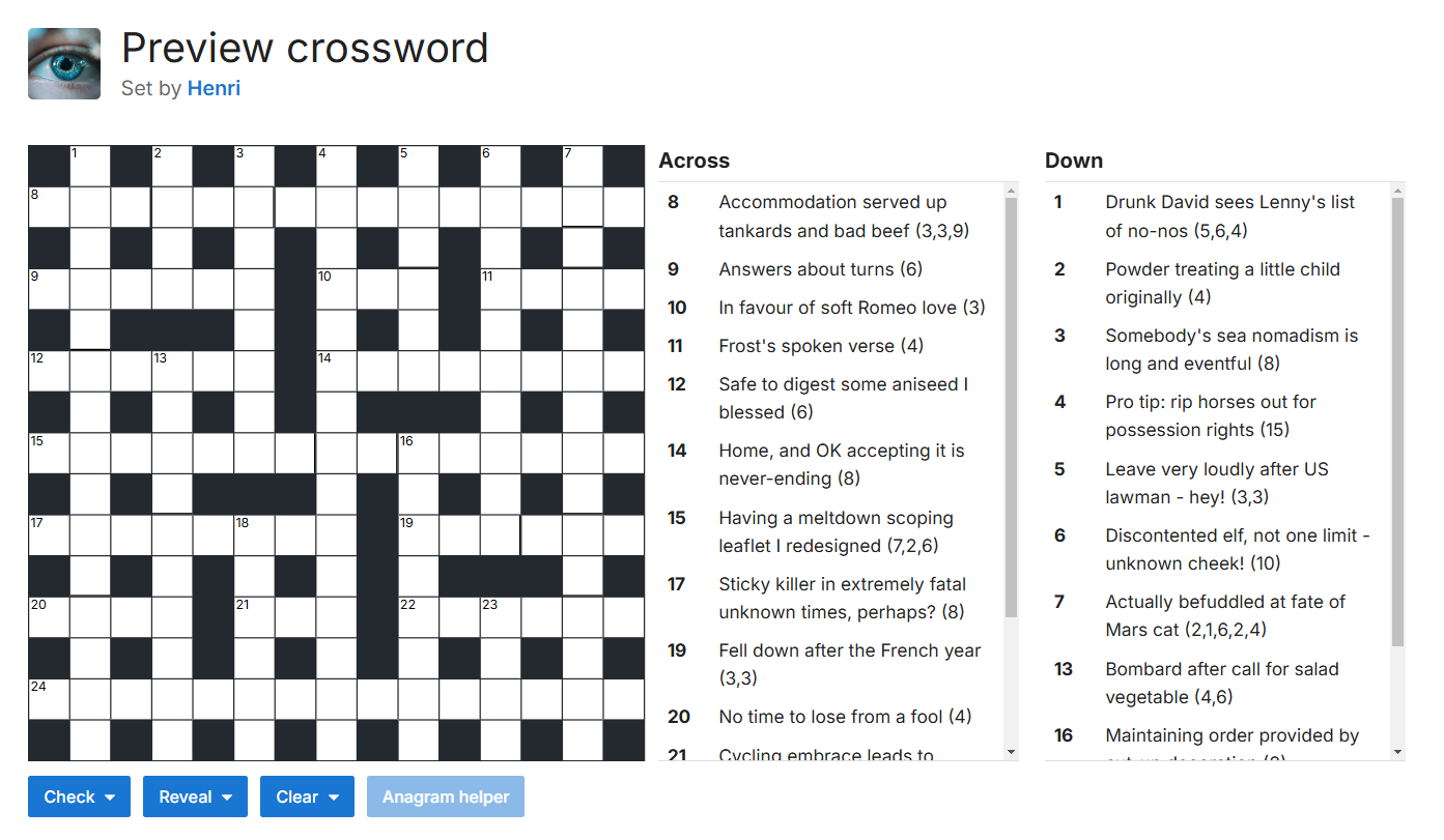 User Guide MyCrossword User Guide MyCrossword