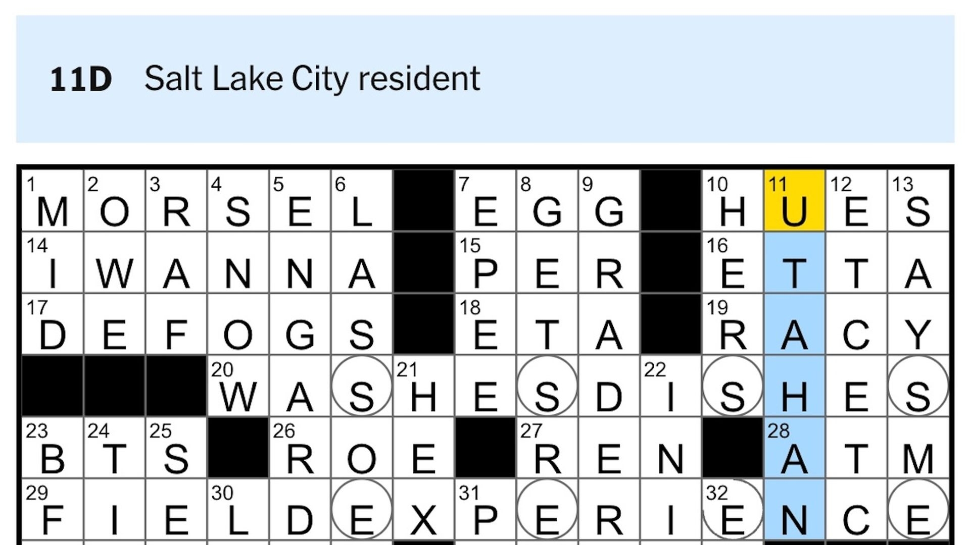Utahn Vs Utahan The New York Times Crossword Weighs In Axios Salt Lake City Utahn Vs Utahan The New York Times Crossword Weighs In Axios Salt Lake City
