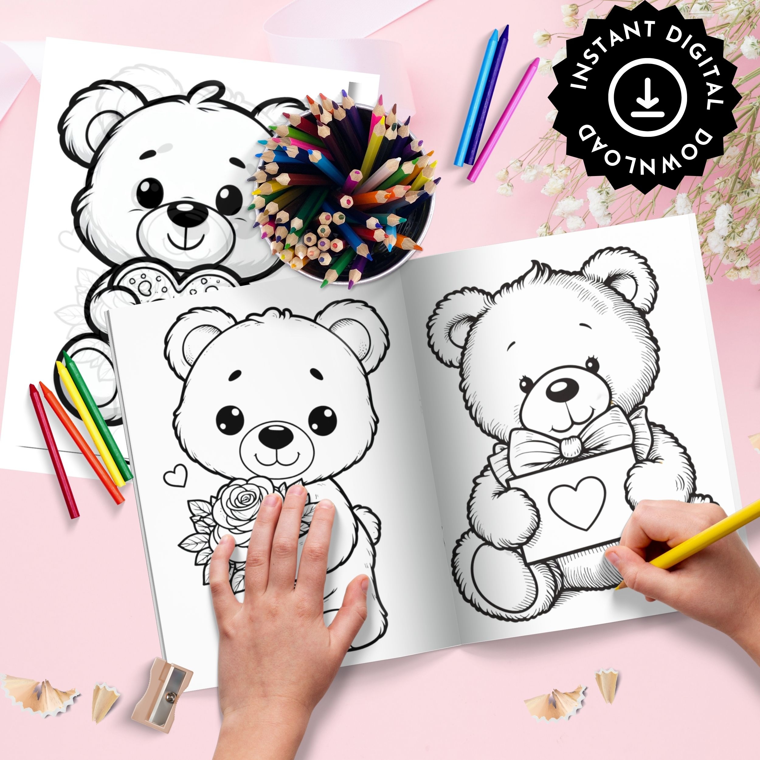 Valentine Bear Coloring Pages Kids And Adults Easy To Challenging Styles Made By Teachers Valentine Bear Coloring Pages Kids And Adults Easy To Challenging Styles Made By Teachers