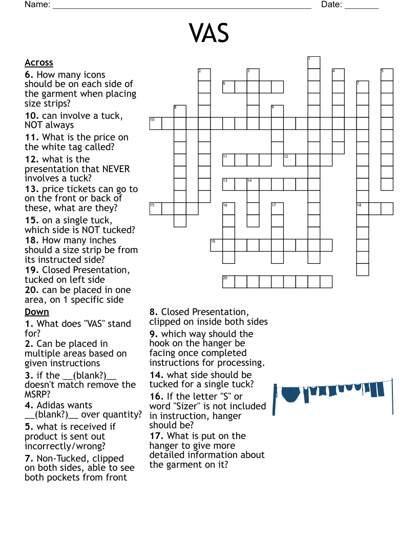 VAS Crossword WordMint VAS Crossword WordMint