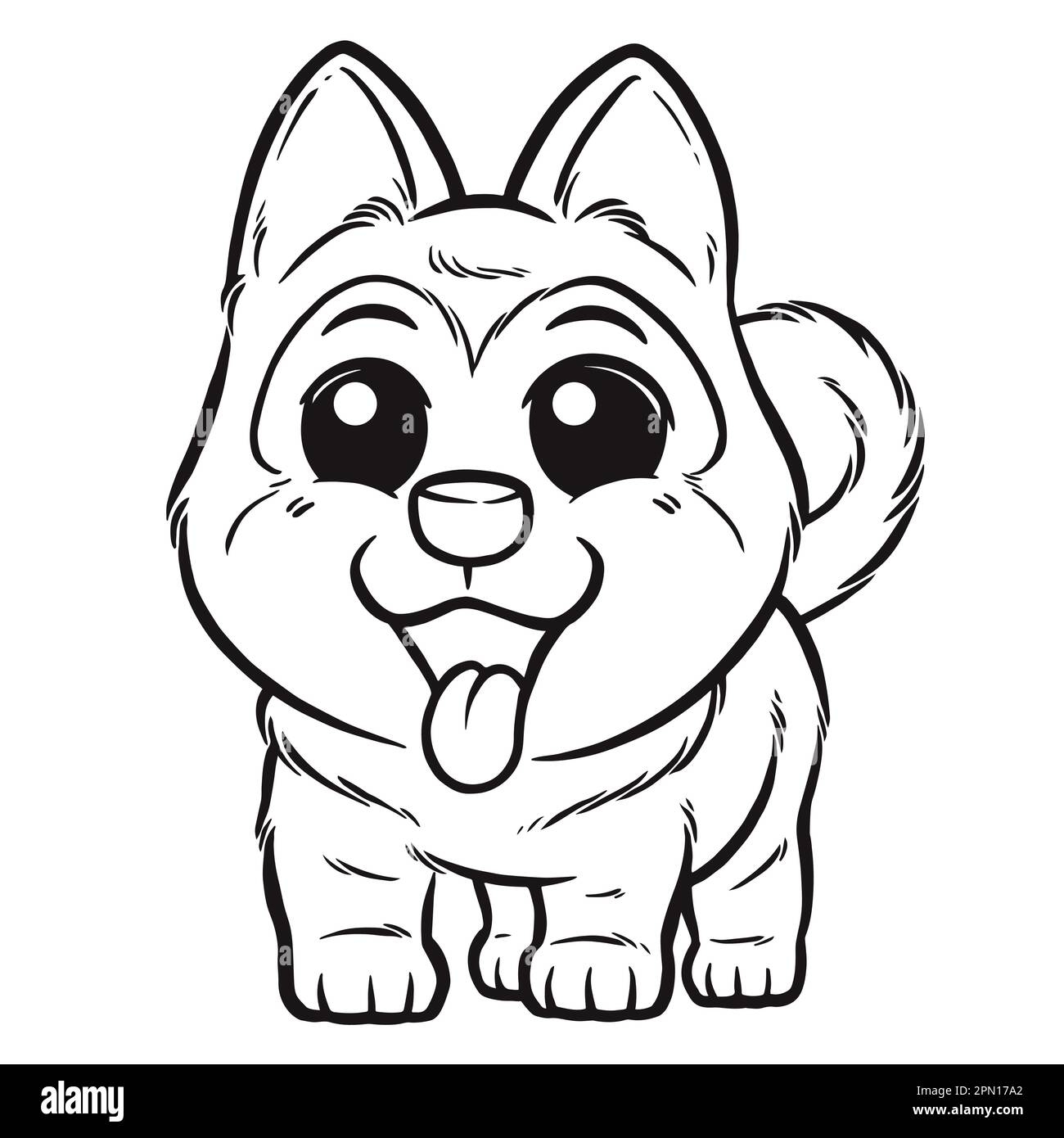 Vector Illustration Of Cartoon Dog Coloring Book For Kids Siberian Husky Puppy Stock Vector Image Art Alamy Vector Illustration Of Cartoon Dog Coloring Book For Kids Siberian Husky Puppy Stock Vector Image Art Alamy
