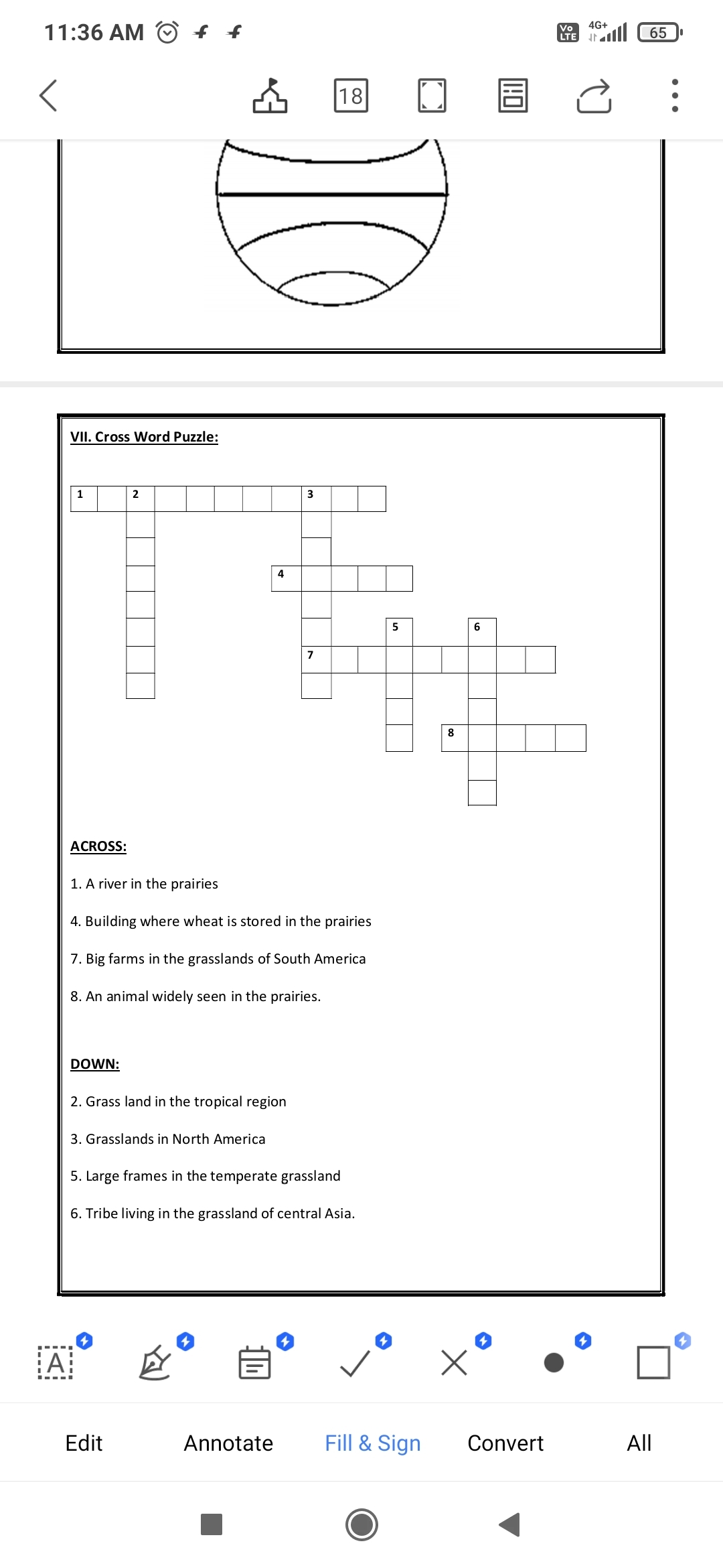VII Cross Word Puzzle ACROSS A River In The Prairies Building Where VII Cross Word Puzzle ACROSS A River In The Prairies Building Where