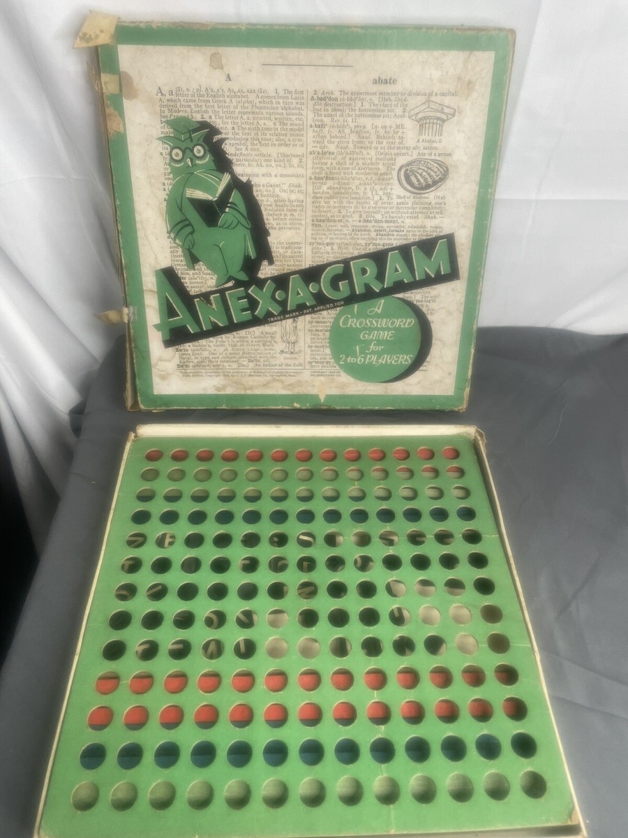 Vintage 1938 Anex A Gram A Crossword Game For 2 6 Players Very Rare No 801 EBay Vintage 1938 Anex A Gram A Crossword Game For 2 6 Players Very Rare No 801 EBay