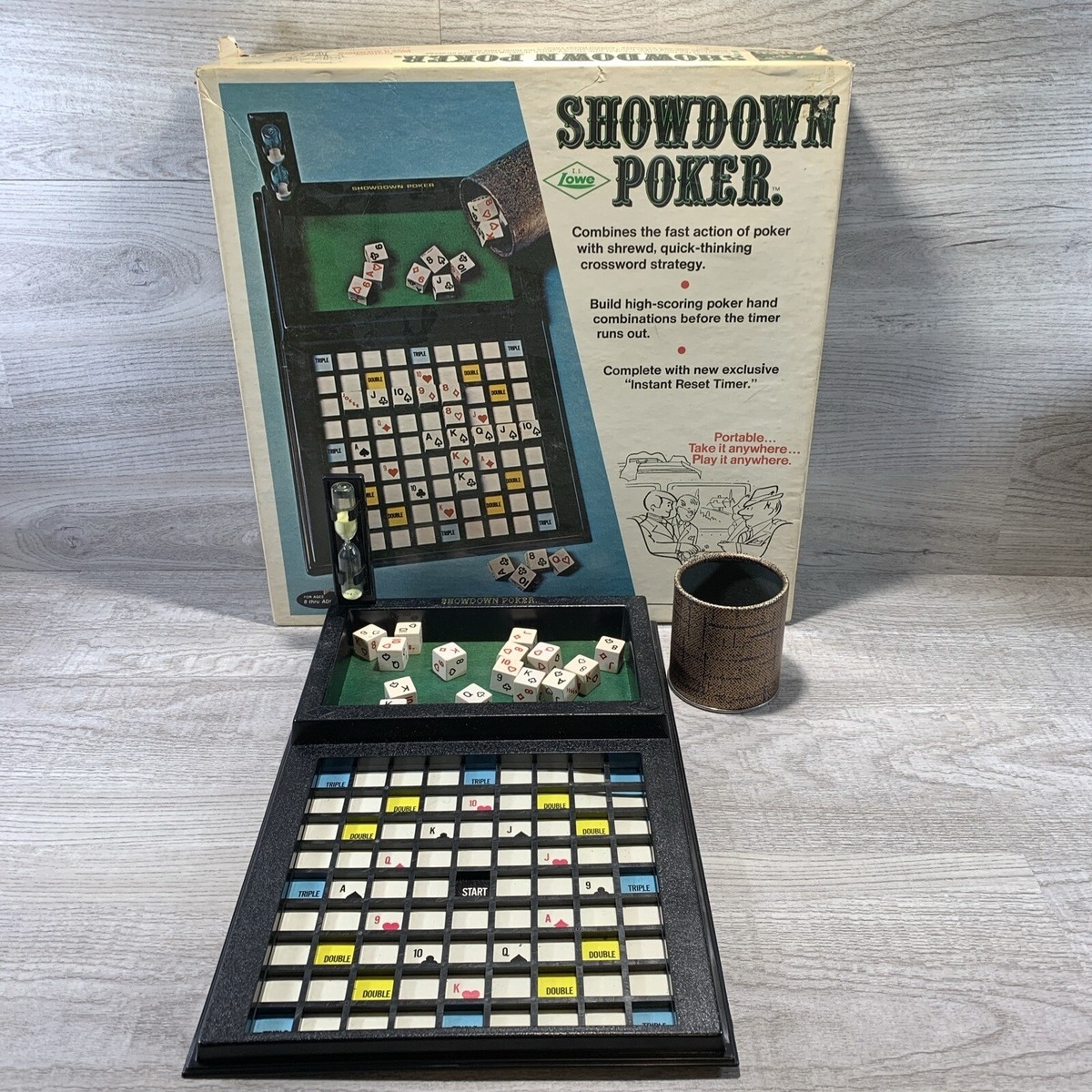 Vintage Showdown Poker 1971 Dice Board Game ES Lowe Company Inc Complete EBay Vintage Showdown Poker 1971 Dice Board Game ES Lowe Company Inc Complete EBay