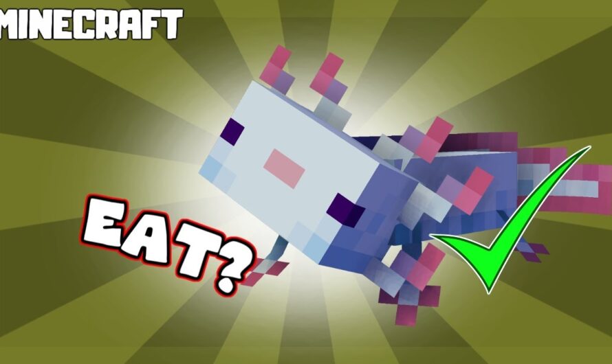 What Does Axolotl Eat In Minecraft