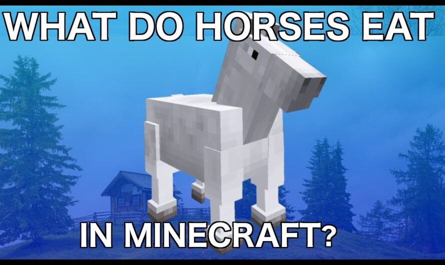 What Do Horses On Minecraft Eat