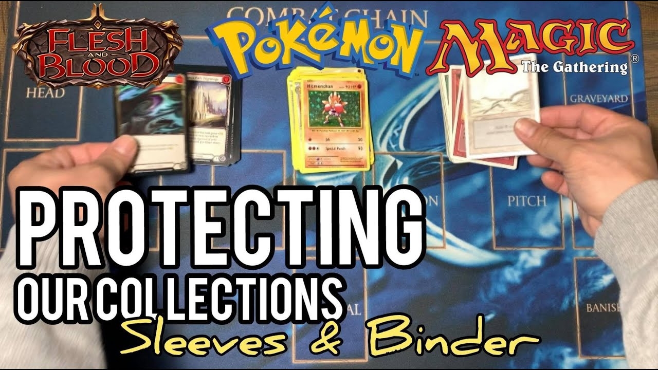 What Is The Size Of Pokemon Flesh And Blood And MTG SLEEVES How To Protect Cards YouTube