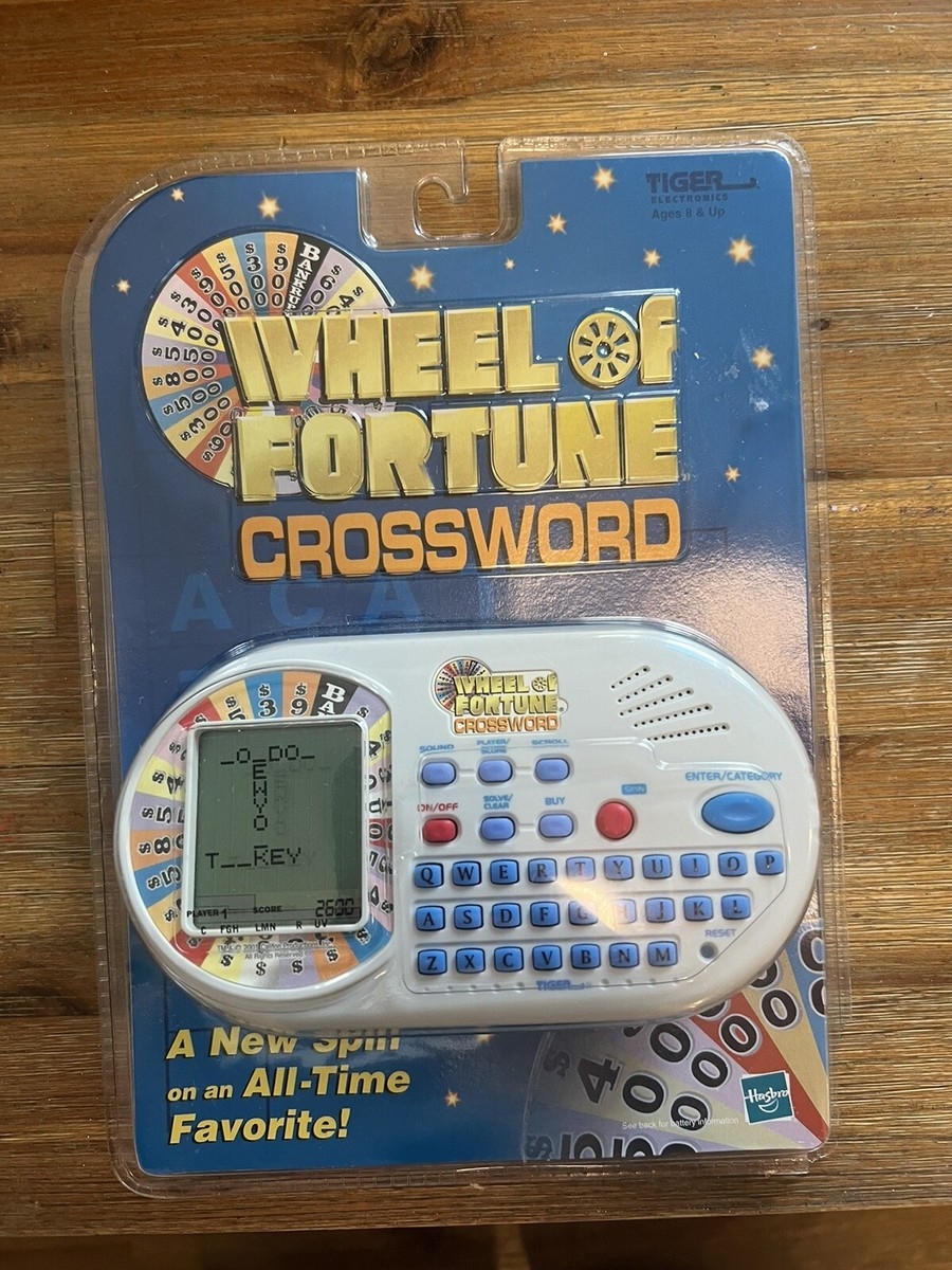 Wheel Of Fortune Hasbro Crossword Tiger Electronics New Electronic Game 2002 EBay Wheel Of Fortune Hasbro Crossword Tiger Electronics New Electronic Game 2002 EBay