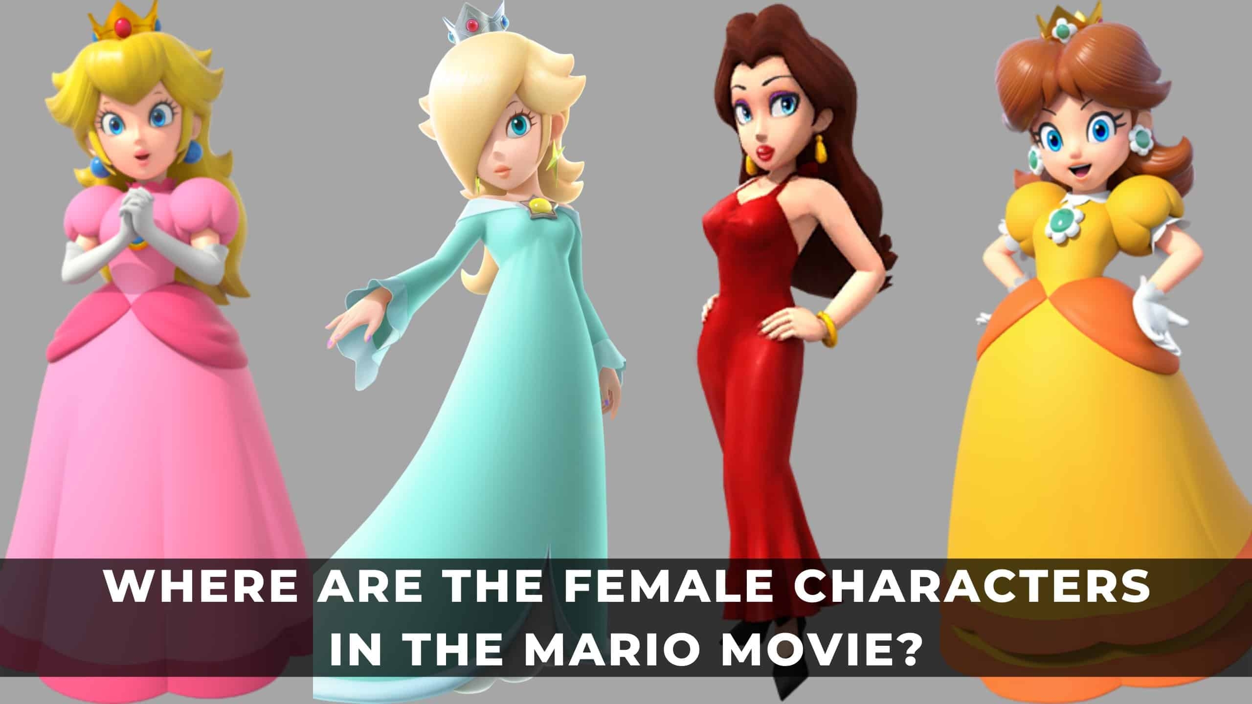 Where Are The Female Characters In The Mario Movie 