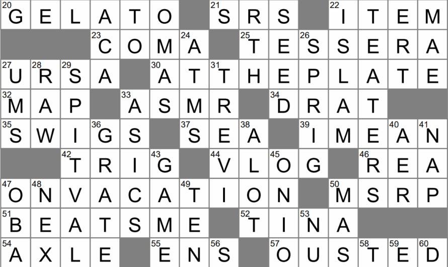 Stage Whisper Crossword Clue