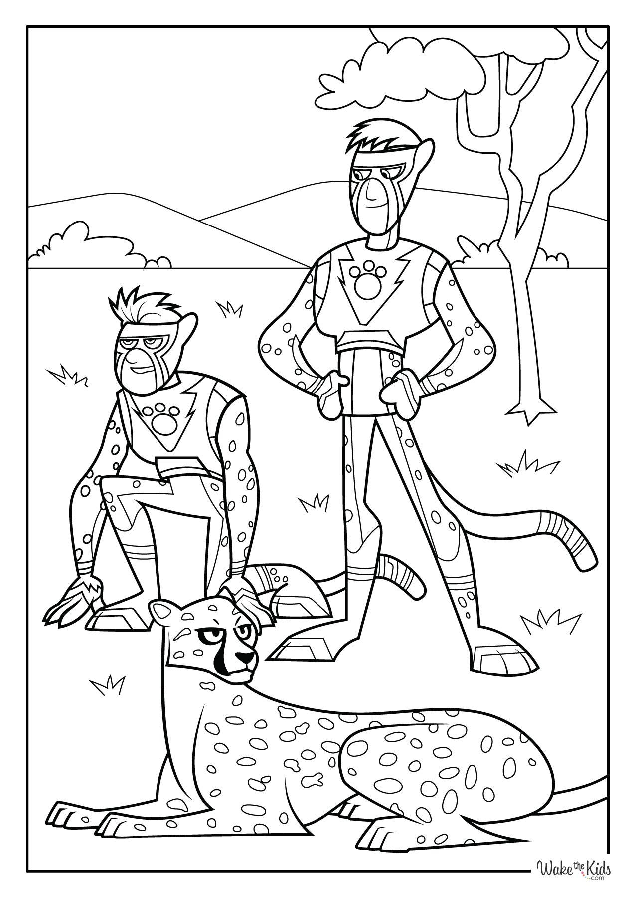 Wild Kratts Coloring Pages Free Printable PDFs WakeTheKids Wild Kratts Coloring Pages Free Printable PDFs WakeTheKids