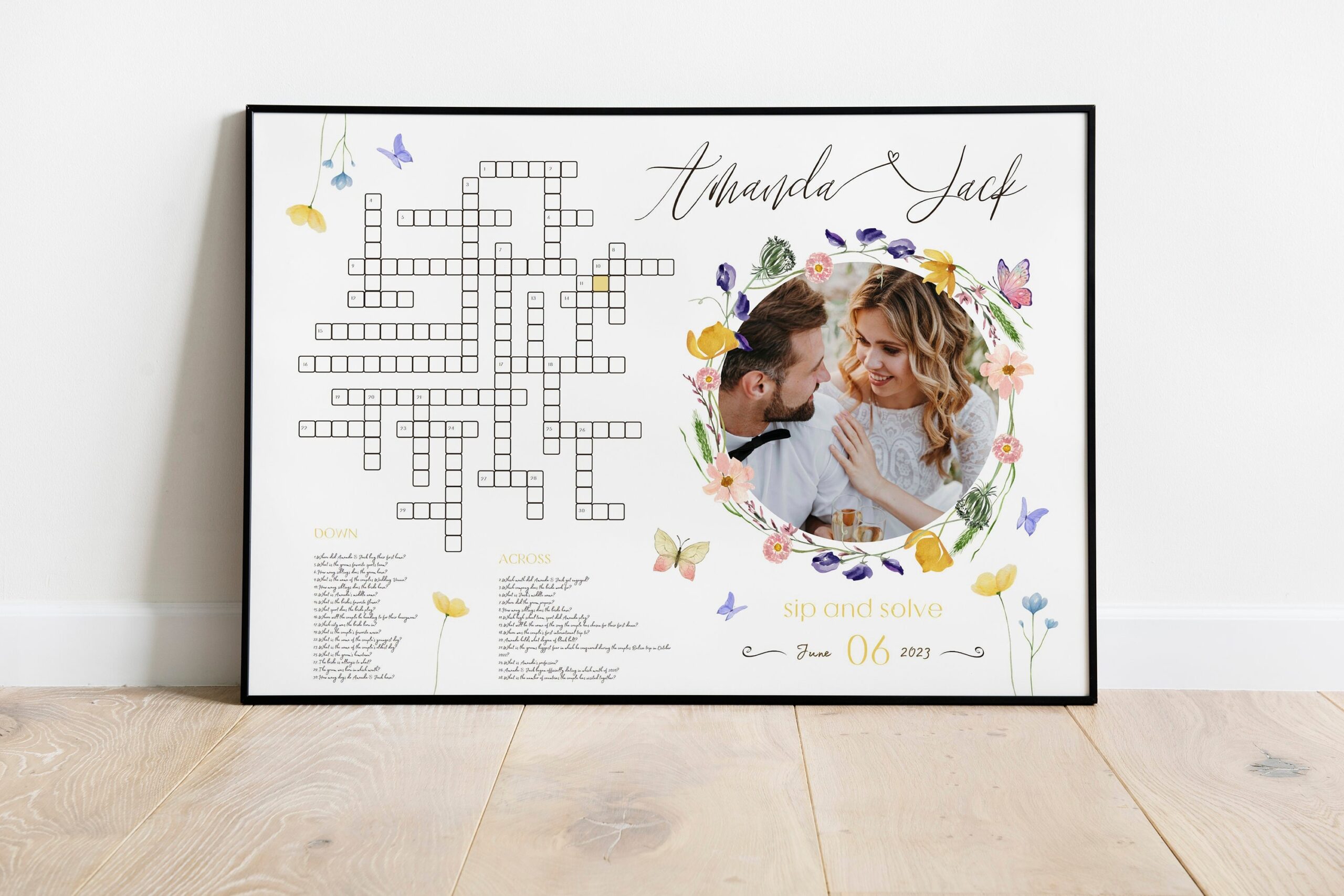 Wildflowers Wedding Crossword Puzzle Template With Photo Sip Solve Personalized Giant Wedding Crossword Sign Floral Bridal Shower Games Etsy UK Wildflowers Wedding Crossword Puzzle Template With Photo Sip Solve Personalized Giant Wedding Crossword Sign Floral Bridal Shower Games Etsy UK