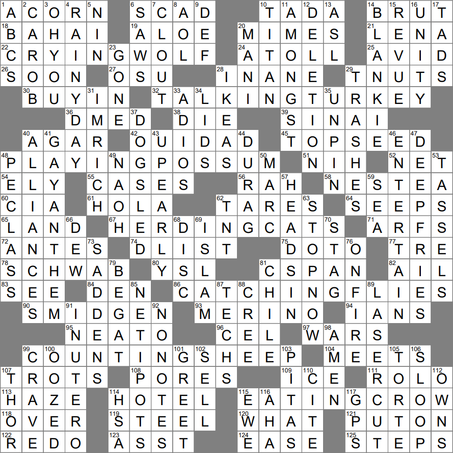 Willingness To Support Crossword Clue Archives LAXCrossword
