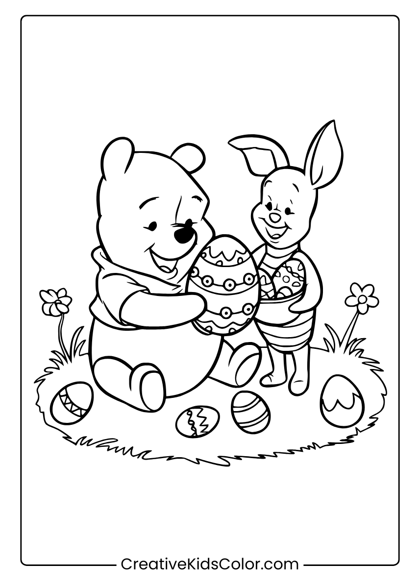 Winnie The Pooh Coloring Pages 25 Free Printable PDF 