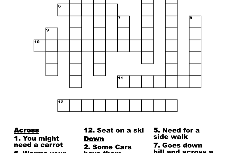 Snow Field Crossword Clue