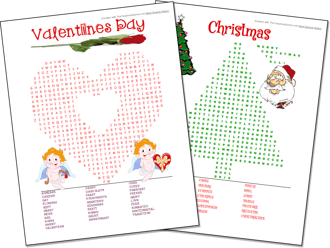 Word Search Maker World Famous From The Teacher s Corner Word Search Maker World Famous From The Teacher s Corner