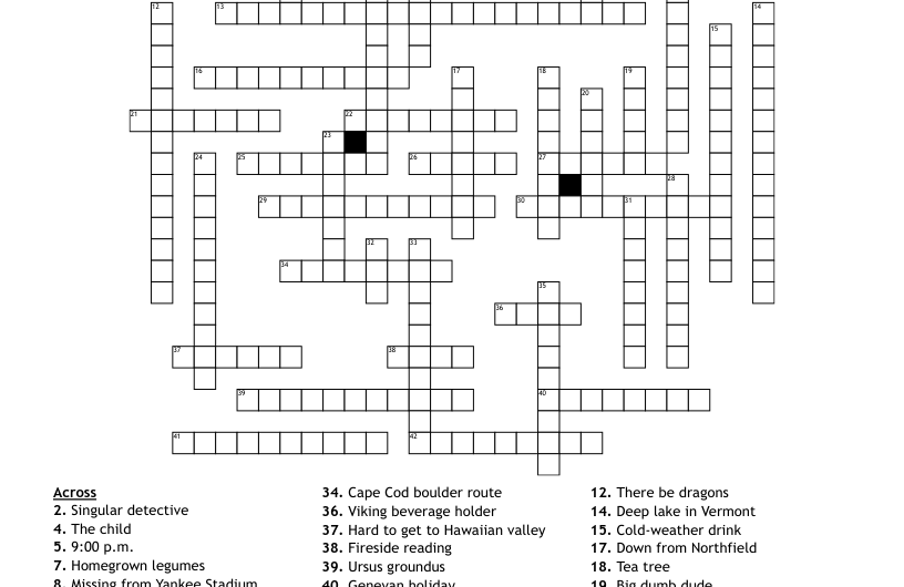 Words To Live By Crossword