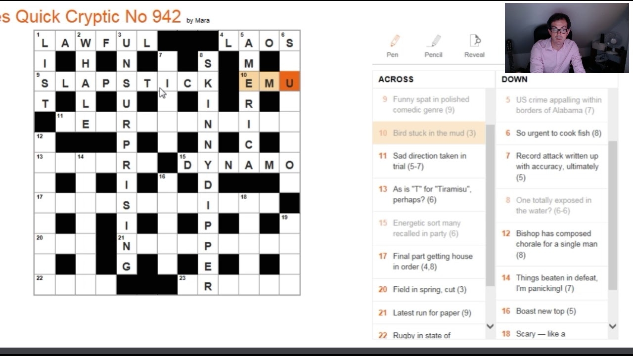 Working Through The Quick Cryptic Crossword From The Times On 18 Oct 2017 YouTube Working Through The Quick Cryptic Crossword From The Times On 18 Oct 2017 YouTube
