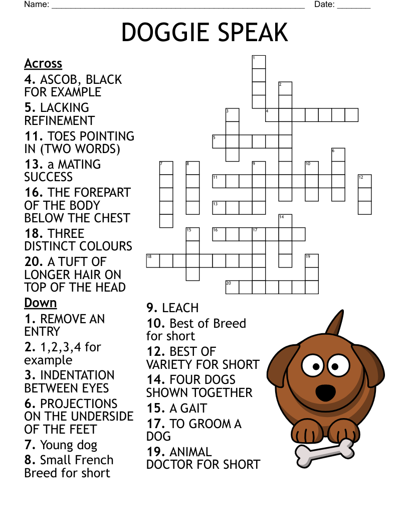 World War 2 War Dogs Crossword WordMint World War 2 War Dogs Crossword WordMint