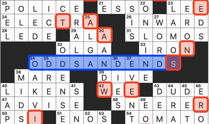 Wsj Crossword Answers