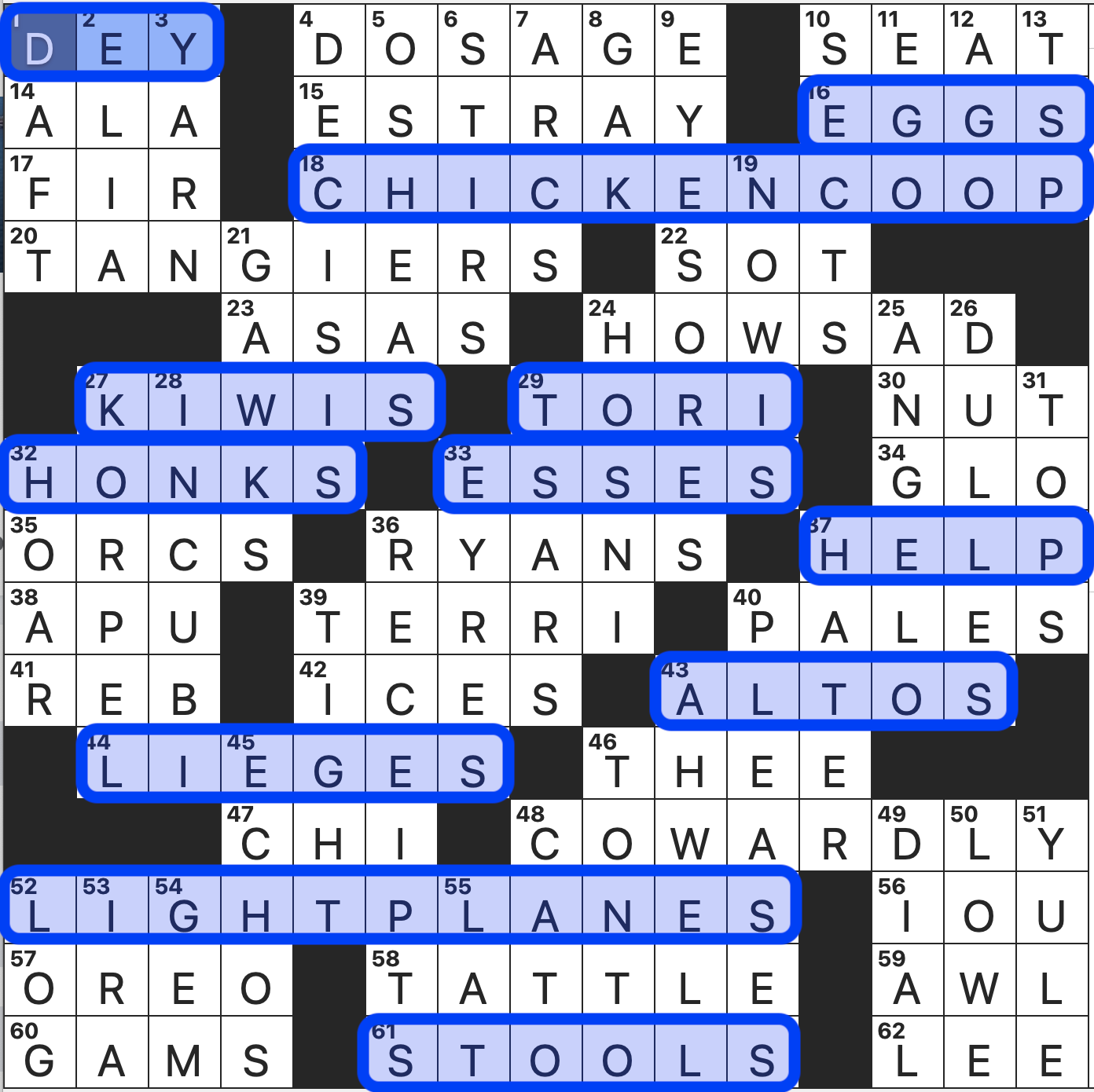 wsj crossword puzzle today
