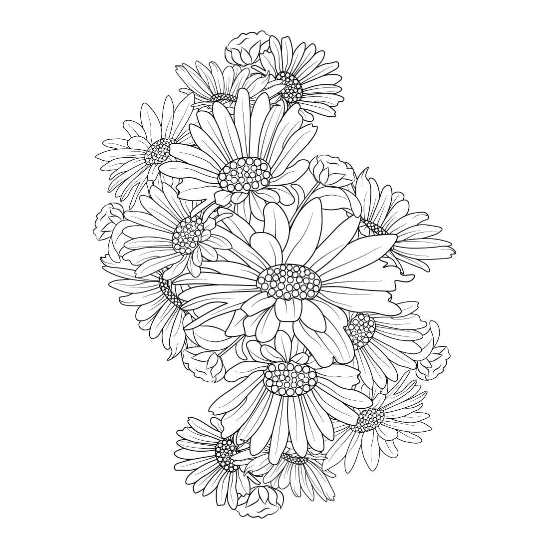 coloring pages realistic flowers coloring pages realistic flowers